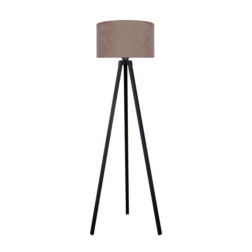 Brilagi - Floor lamp VELVET 1xE27/60W/230V wenge/beige