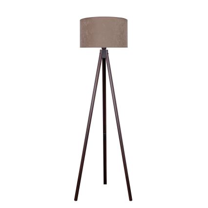 Brilagi - Floor lamp VELVET 1xE27/60W/230V wenge/beige