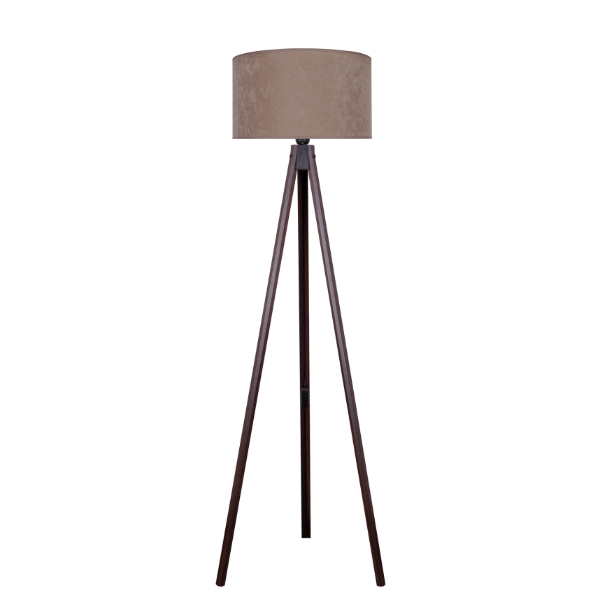 Brilagi - Floor lamp VELVET 1xE27/60W/230V wenge/beige