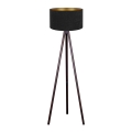 Brilagi - Floor lamp VELVET 1xE27/60W/230V wenge/black