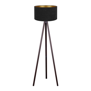Brilagi - Floor lamp VELVET 1xE27/60W/230V wenge/black