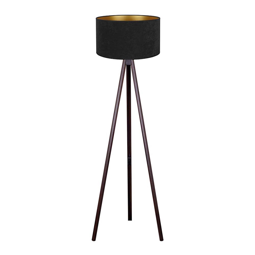 Brilagi - Floor lamp VELVET 1xE27/60W/230V wenge/black