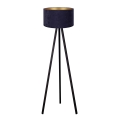 Brilagi - Floor lamp VELVET 1xE27/60W/230V wenge/blue