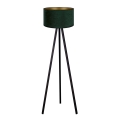 Brilagi - Floor lamp VELVET 1xE27/60W/230V wenge/green