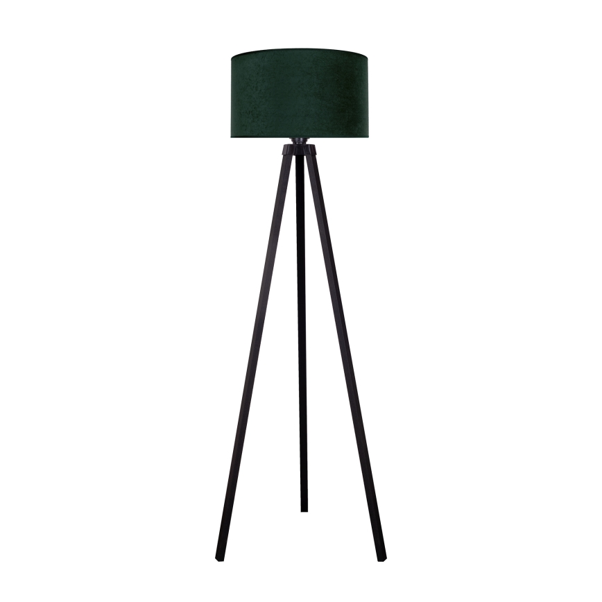 Brilagi - Floor lamp VELVET 1xE27/60W/230V wenge/green