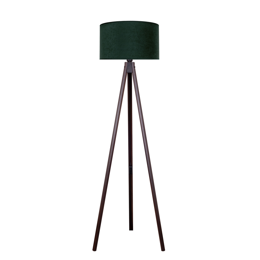 Brilagi - Floor lamp VELVET 1xE27/60W/230V wenge/green