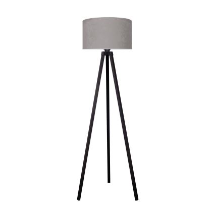 Brilagi - Floor lamp VELVET 1xE27/60W/230V wenge/grey