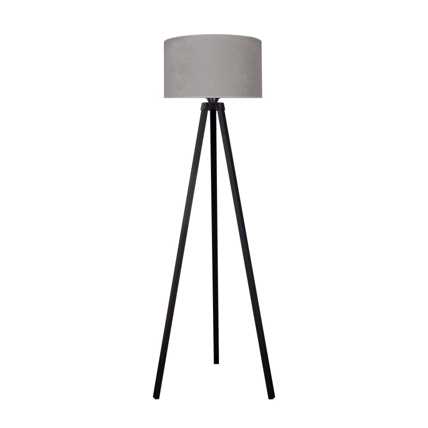 Brilagi - Floor lamp VELVET 1xE27/60W/230V wenge/grey