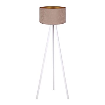 Brilagi - Floor lamp VELVET 1xE27/60W/230V white/beige