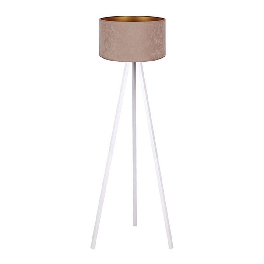 Brilagi - Floor lamp VELVET 1xE27/60W/230V white/beige