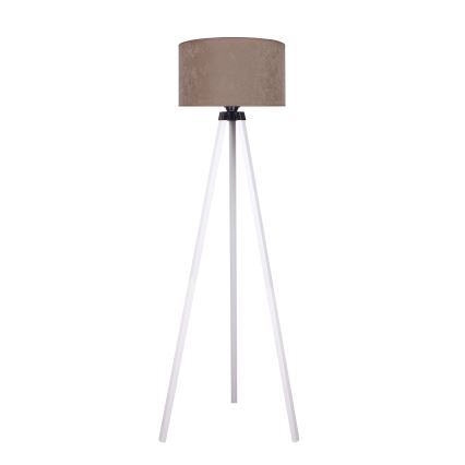 Brilagi - Floor lamp VELVET 1xE27/60W/230V white/beige