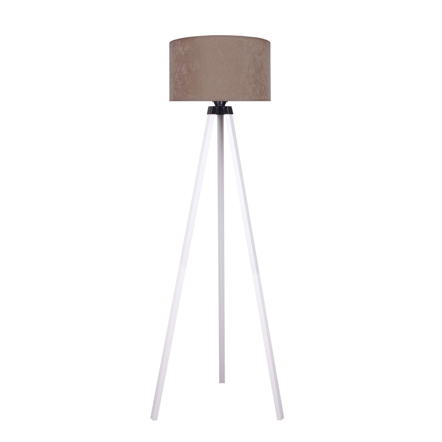 Brilagi - Floor lamp VELVET 1xE27/60W/230V white/beige