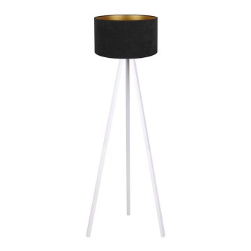 Brilagi - Floor lamp VELVET 1xE27/60W/230V white/black