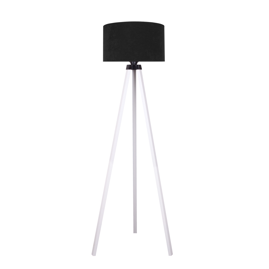 Brilagi - Floor lamp VELVET 1xE27/60W/230V white/black
