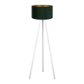 Brilagi - Floor lamp VELVET 1xE27/60W/230V white/green