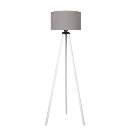 Brilagi - Floor lamp VELVET 1xE27/60W/230V white/grey