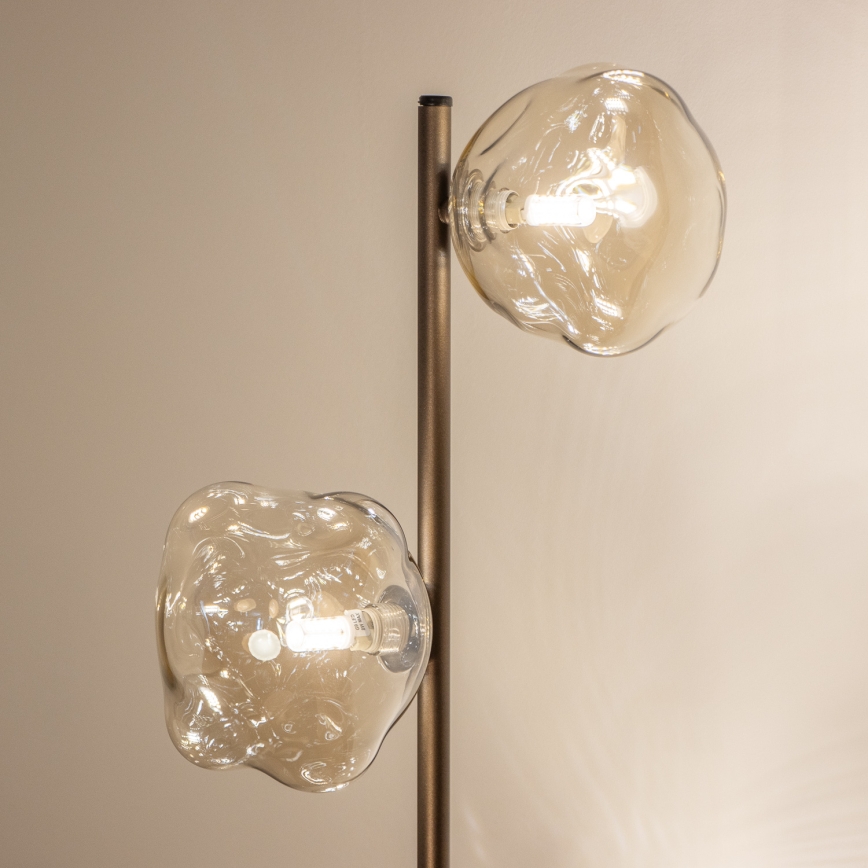 BRILAGI - Floor lamp VULCANO 3xG9/8W/230V bronze/smoky beige