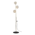 Brilagi - Floor lamp VULCANO 3xG9/8W/230V gold/smoky beige
