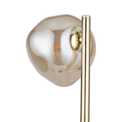 Brilagi - Floor lamp VULCANO 3xG9/8W/230V gold/smoky beige