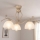Brilagi - Flush-mount ceiling light ANTICO MODERN 3xE27/60W/230V beige