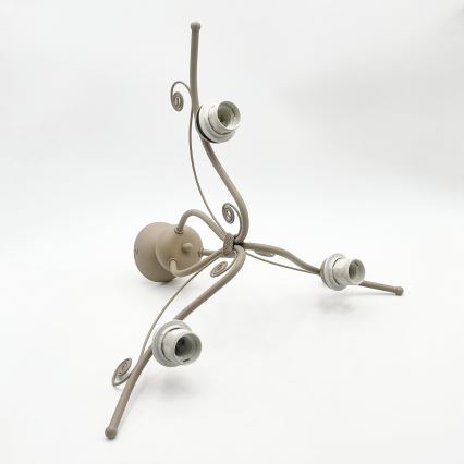 Brilagi - Flush-mount ceiling light ANTICO MODERN 3xE27/60W/230V beige