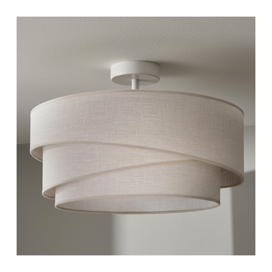 Brilagi - Flush-mount ceiling light ARROW 1xE27/60W/230V Ø 45 cm beige