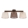 Brilagi - Flush-mount ceiling light LATTE SABIA 3xE27/60W/230V pine/mix