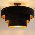 Brilagi - Flush-mount ceiling light LUNETA 1xE27/60W/230V Ø 40 cm black/gold
