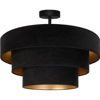 Brilagi - Flush-mount ceiling light LUNETA 1xE27/60W/230V Ø 40 cm black/gold