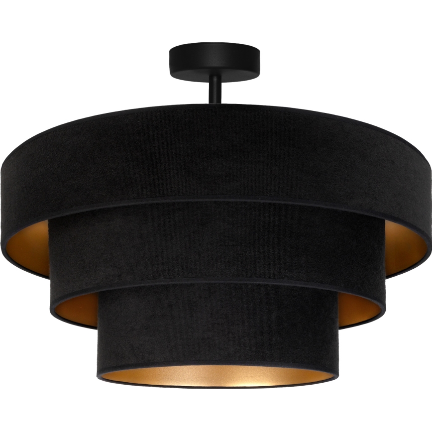 Brilagi - Flush-mount ceiling light LUNETA 1xE27/60W/230V Ø 40 cm black/gold
