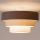 Brilagi - Flush-mount ceiling light LUNETA 1xE27/60W/230V Ø 40 cm grey/cream/white