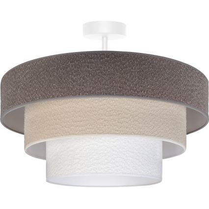 Brilagi - Flush-mount ceiling light LUNETA 1xE27/60W/230V Ø 40 cm grey/cream/white