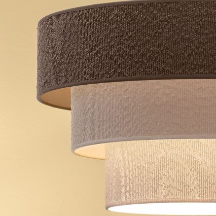 Brilagi - Flush-mount ceiling light LUNETA 1xE27/60W/230V Ø 40 cm grey/cream/white