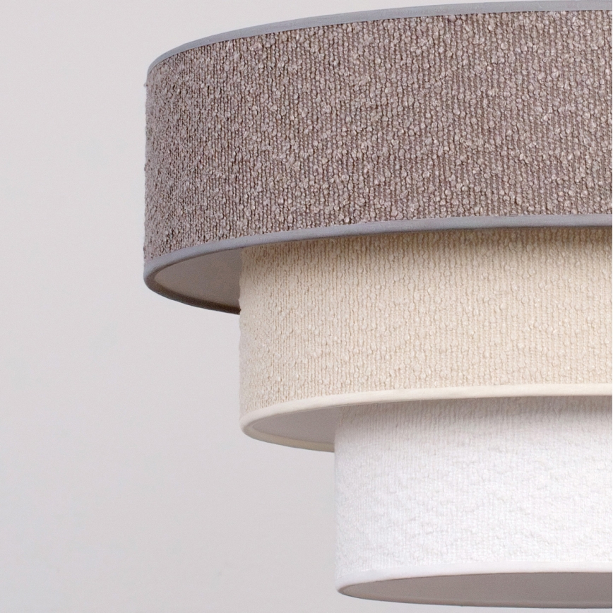 Brilagi - Flush-mount ceiling light LUNETA 1xE27/60W/230V Ø 40 cm grey/cream/white