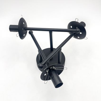 Brilagi - Flush-Mount Ceiling Light MALIVA 3xE14/15W/230V Black/White