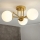 Brilagi - Flush-mount ceiling light MALIVA 3xE14/15W/230V gold/white