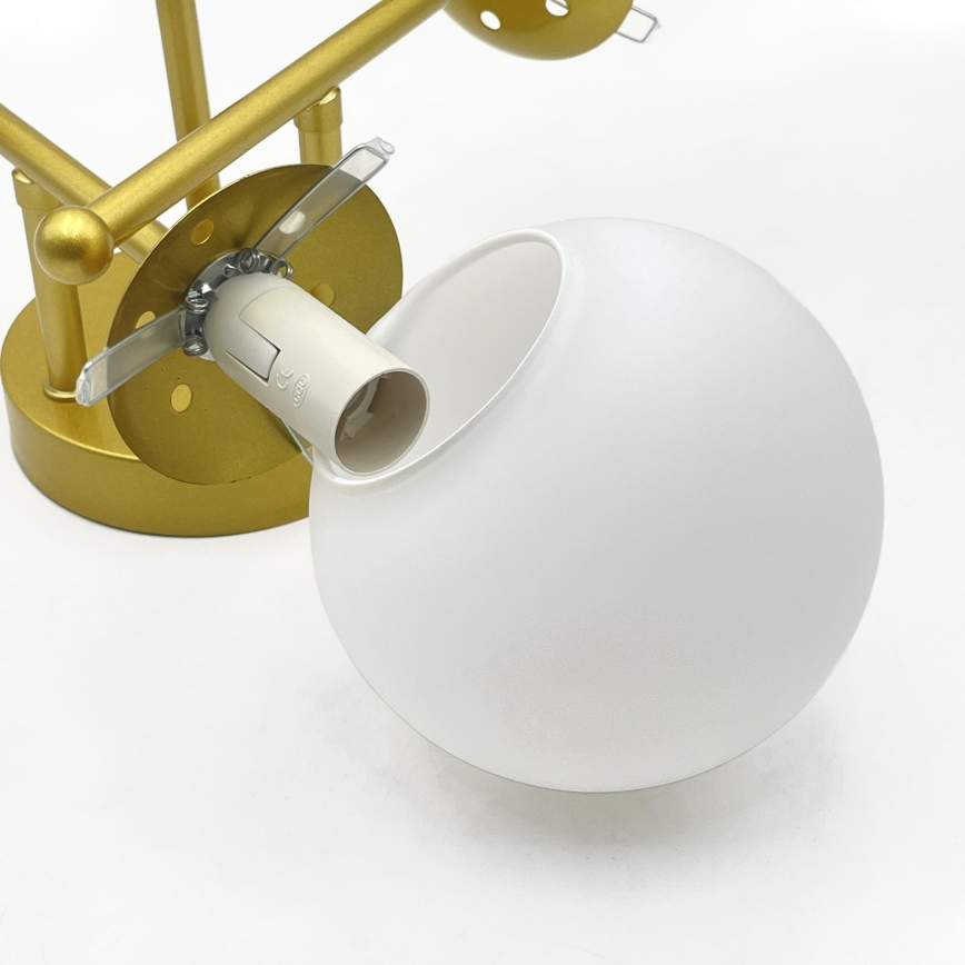 Brilagi - Flush-mount ceiling light MALIVA 3xE14/15W/230V gold/white