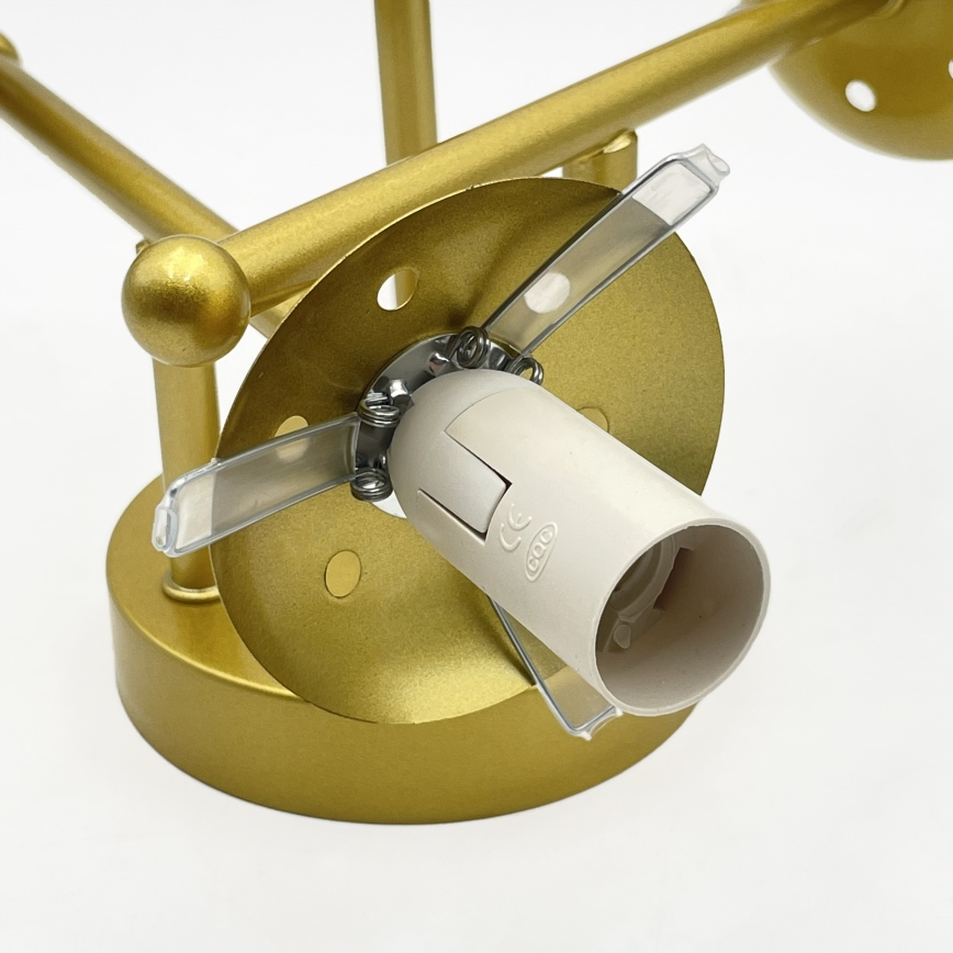 Brilagi - Flush-mount ceiling light MALIVA 3xE14/15W/230V gold/white