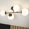 Brilagi - Flush-mount ceiling light MALONY 4xE14/20W/230V black