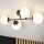 Brilagi - Flush-mount ceiling light MALONY 4xE14/20W/230V black