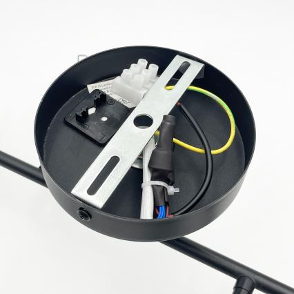 Brilagi - Flush-mount ceiling light MALONY 4xE14/20W/230V black