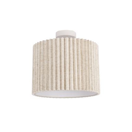 Brilagi - Flush-mount ceiling light NORDIC WAVE 1xE27/15W/230V Ø 32 cm Linen/White