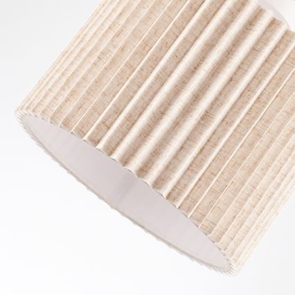 Brilagi - Flush-mount ceiling light NORDIC WAVE 1xE27/15W/230V Ø 32 cm Linen/White