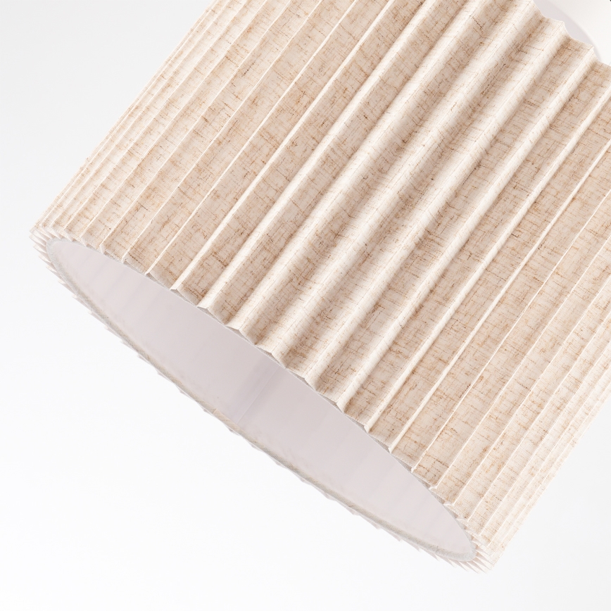 Brilagi - Flush-mount ceiling light NORDIC WAVE 1xE27/15W/230V Ø 32 cm Linen/White