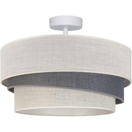 Brilagi - Flush-mount Ceiling Light TRIO 1xE27/60W/230V Ø 40 cm Cream/Gray