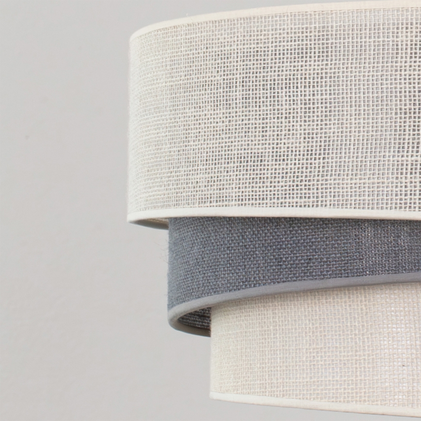 Brilagi - Flush-mount Ceiling Light TRIO 1xE27/60W/230V Ø 40 cm Cream/Gray