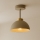 Brilagi - Flush-mount chandelier 1xE27/60W/230V beige/gold