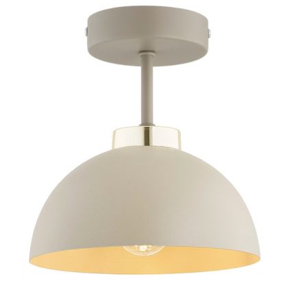 Brilagi - Flush-mount chandelier 1xE27/60W/230V beige/gold