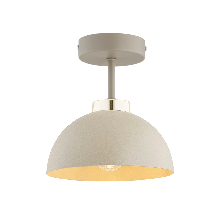 Brilagi - Flush-mount chandelier 1xE27/60W/230V beige/gold