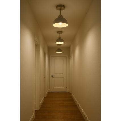 Brilagi - Flush-mount chandelier 1xE27/60W/230V beige/gold